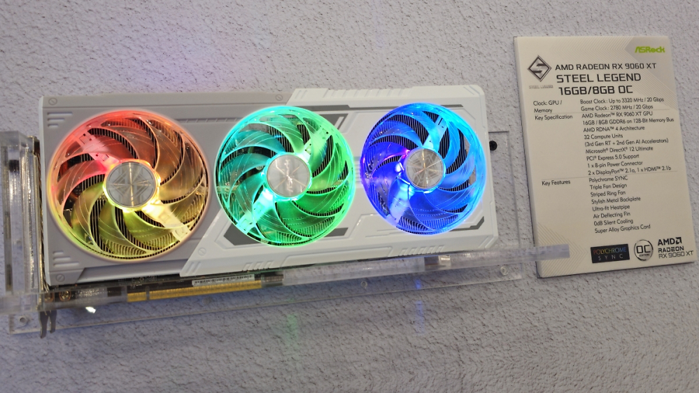 AMD Radeon RX 9060 XT: Asrock macht Custom-Designs offiziell