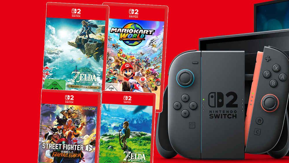 Switch 2: Einige Spiele gibt es schon vor Release mit je 10€ Rabatt - Mario Kart World, Zelda u.a.