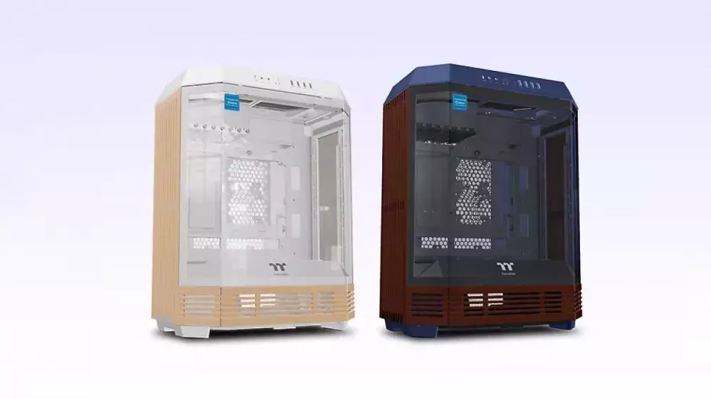 Thermaltake setzt auf Holz: Neue Gehäuseversionen und Gaming-Schreibtisch