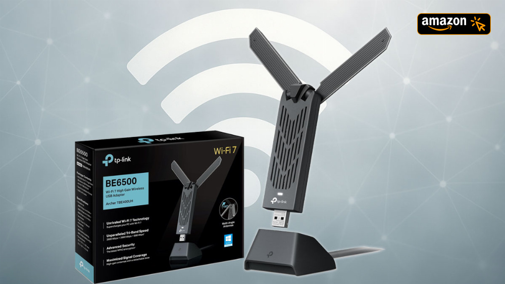 Mit Wi-Fi 7 gibt's kabellos LAN-Speed | USB-Antenne von TP-Link zum kleinen Preis 