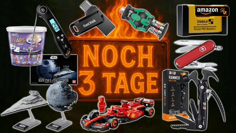 Vatertagsgeschenke bis 20 € nicht verpassen: Taschenmesser, Star Wars, USB-Sticks, Werkzeug, Lego, Süßes uvm.