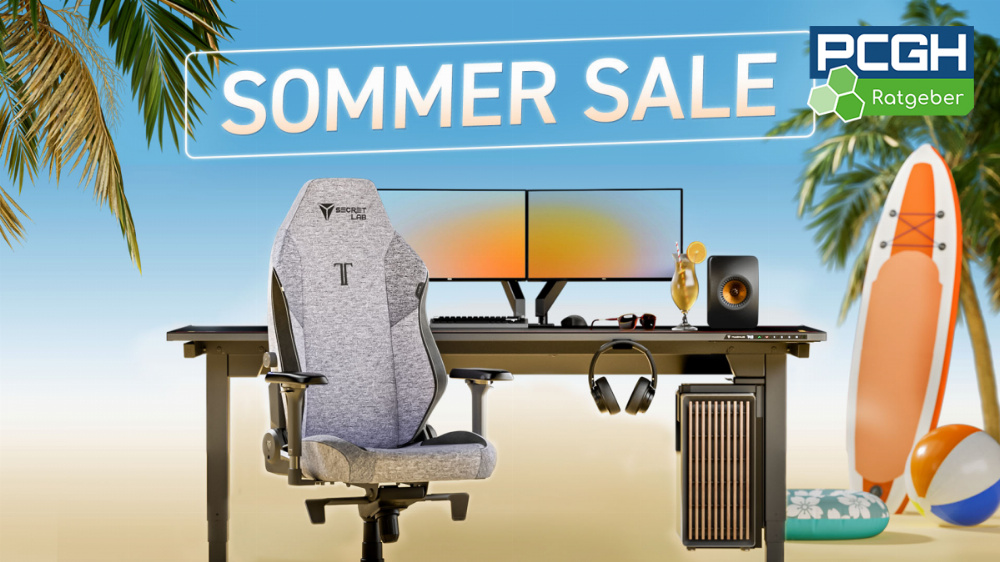 Secretlab Sommer-Sale: bis zu 200 € auf Gaming-Stühle und -Tische