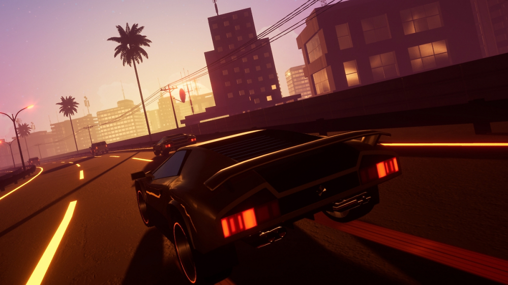 Arcade-Rennspiel mit 80er-Feeling: Steam-Demo zu Neon Highways