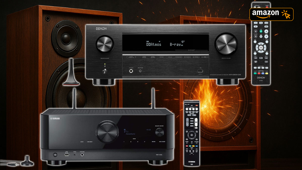 Gilt nicht lange: Amazon verfeuert AV-Receiver von Denon (7.2) & Yamaha unter bestem Preis