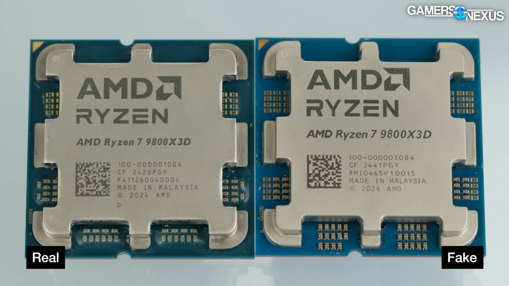 Aufwendiger Scam: Nachgebauter Ryzen 7 9800X3D kommt ohne Chiplets über Amazon