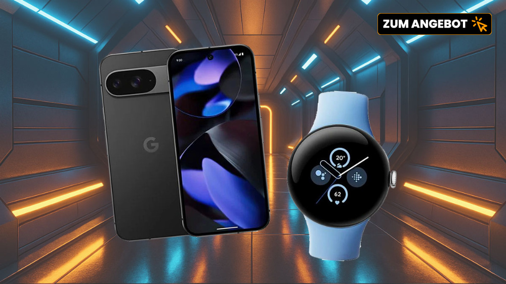 Krasser Blitzdeal: Google Pixel 9 + Pixel Watch 2 nur 649€