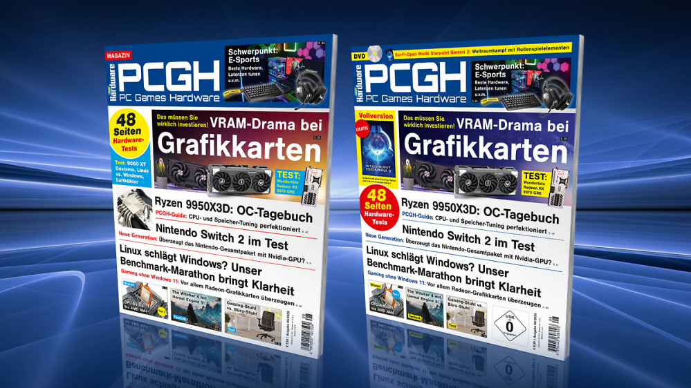 Besser als RTX 5000? RX 9070 GRE, 9060 XT und mehr in der PCGH 08/2025