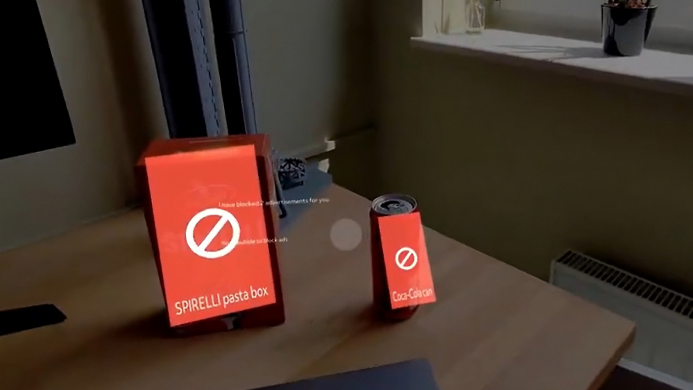 Prototyp in Arbeit: Belgier will Werbung im realen Leben mit AR-Brille blockieren