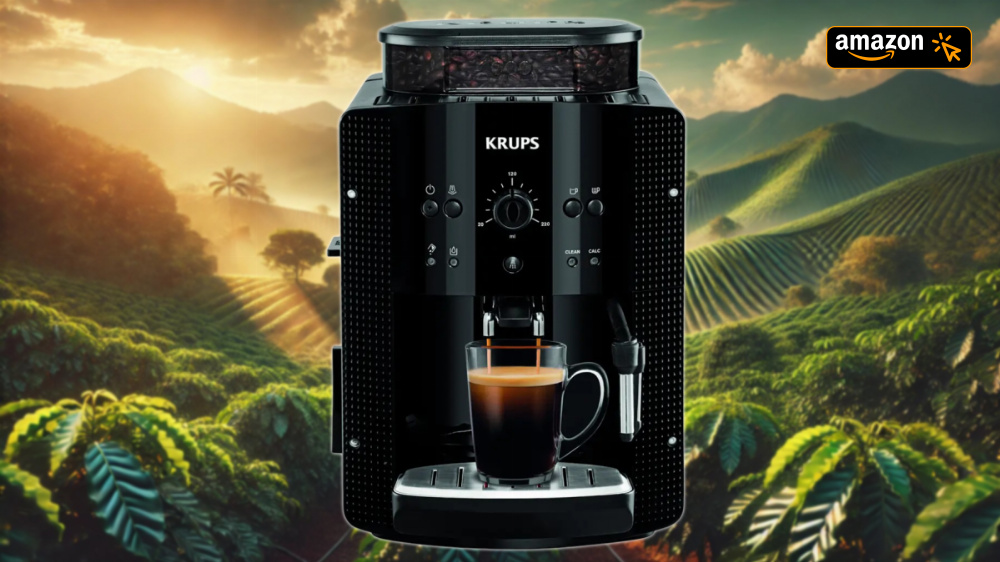 Das Lager leert sich: Amazon spendiert 47 % Rabatt auf Krups Kaffeevollautomat mit Milchschaumdüse