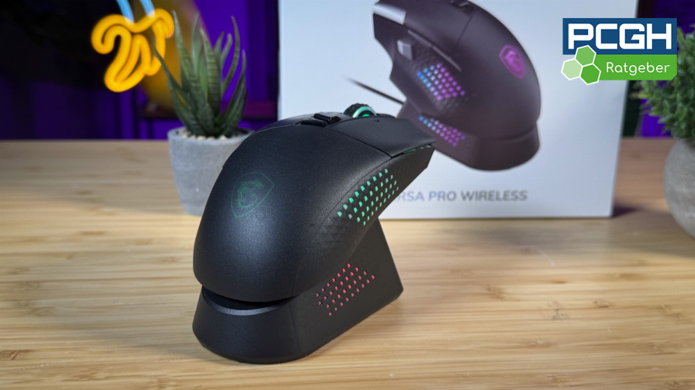 MSI Versa Pro Wireless + Mouse Dock Pro: Volle Hütte für etwas mehr als 100 Euro