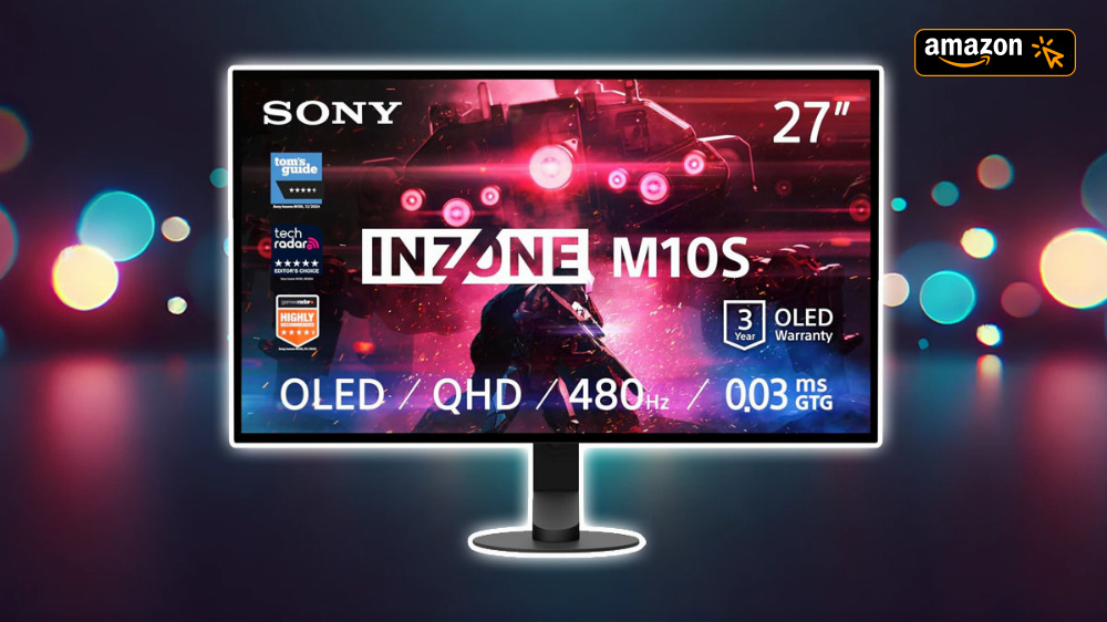 3 Jahre sicher vor OLED Burn-In: Pfeilschneller Sony Gaming-Monitor deutlich im Preis gefallen