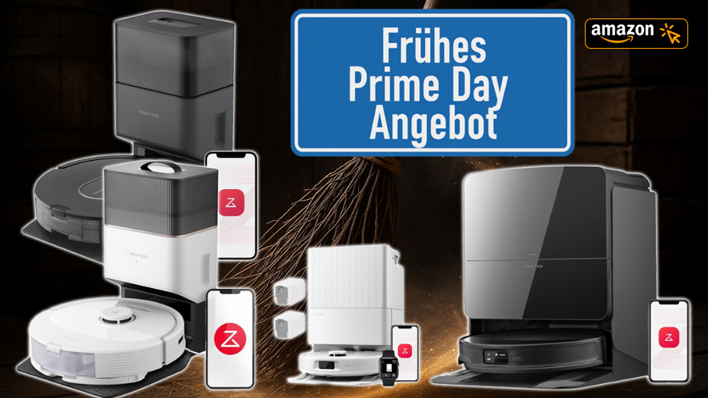 Erste Prime Day Deals sind da: Beliebte Saugroboter von Roborock fegt Amazon bereits raus