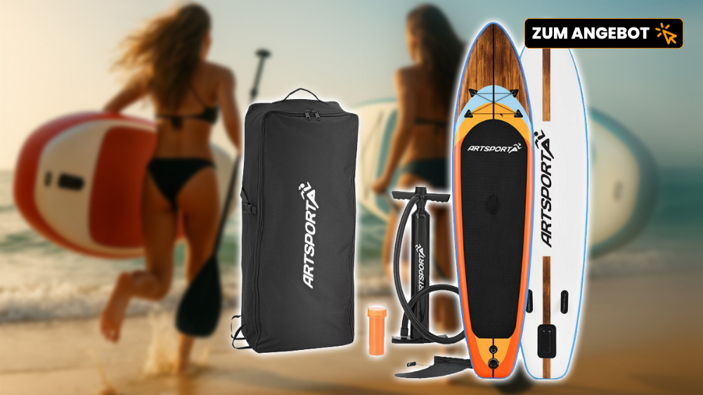 Netto macht Amazon nass: Fast 300 Euro Rabatt auf Stand-Up-Paddle-Bestseller - aber nur für kurze Zeit!