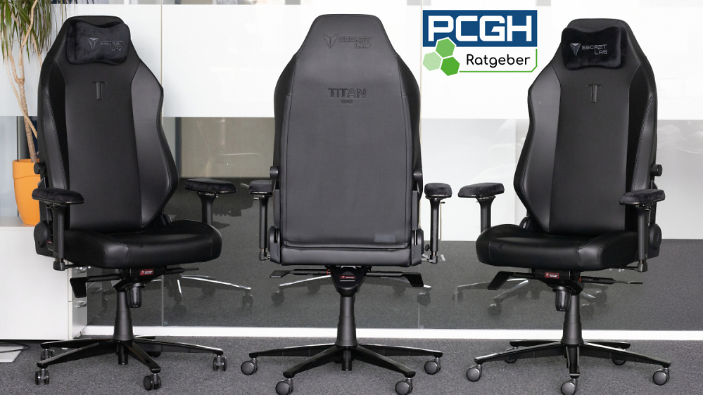 Secretlab Titan Evo Nanogen XL im Test: Hier sitzen große Spieler bequem - zum hohen Preis