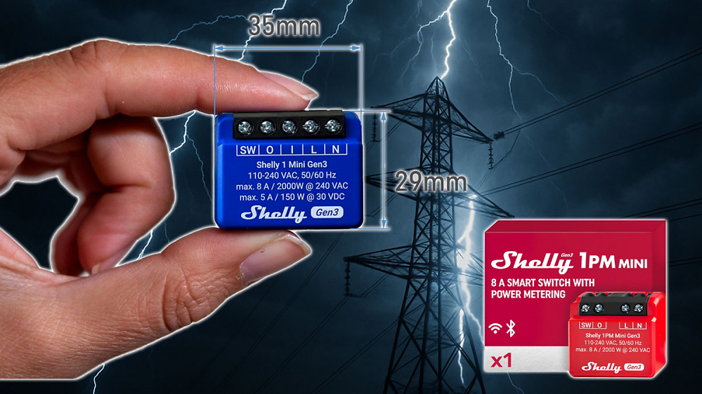 Bald vergriffen? Shelly 1 Mini mit Alexa macht alles smart, geht bei Amazon für unter 11 € raus