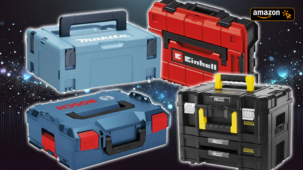 Amazon räumt vor dem Prime Day auf: Ab 11 € für Systemkoffer von Makita, Bosch, Einhell & Stanley