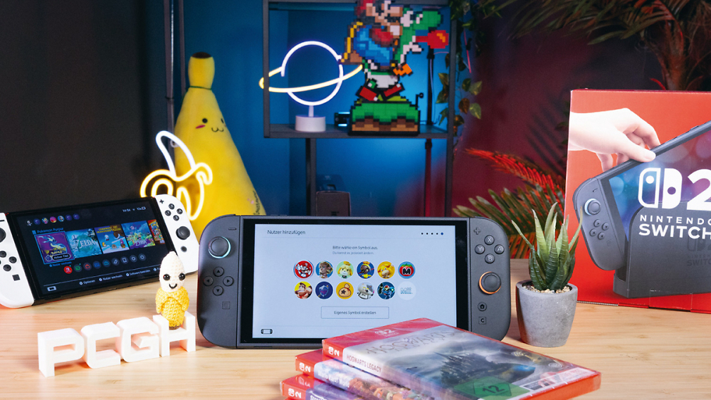  Nintendo Switch 2 im erweiterten PCGH-Test mit Cyberpunk und Hogwarts Legacy
