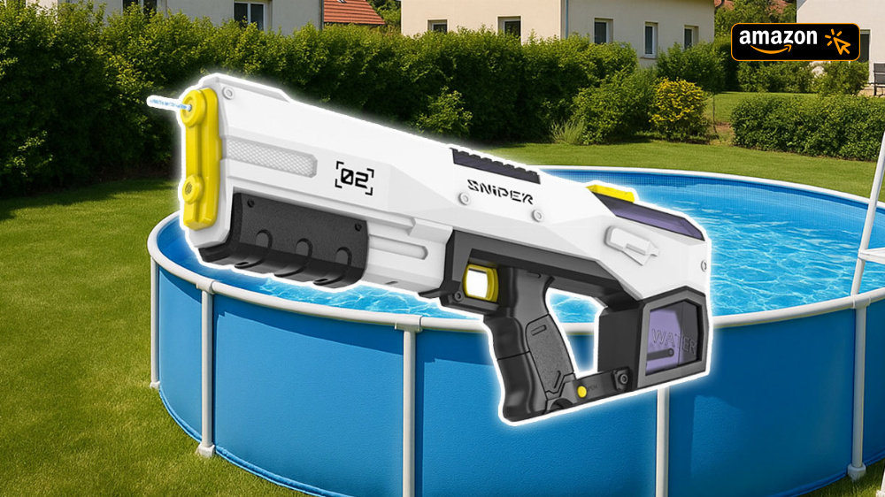 Sorgt für Abkühlung und ist Amazon-Bestseller: Elektrische Wasserpistole mit Gutschein
