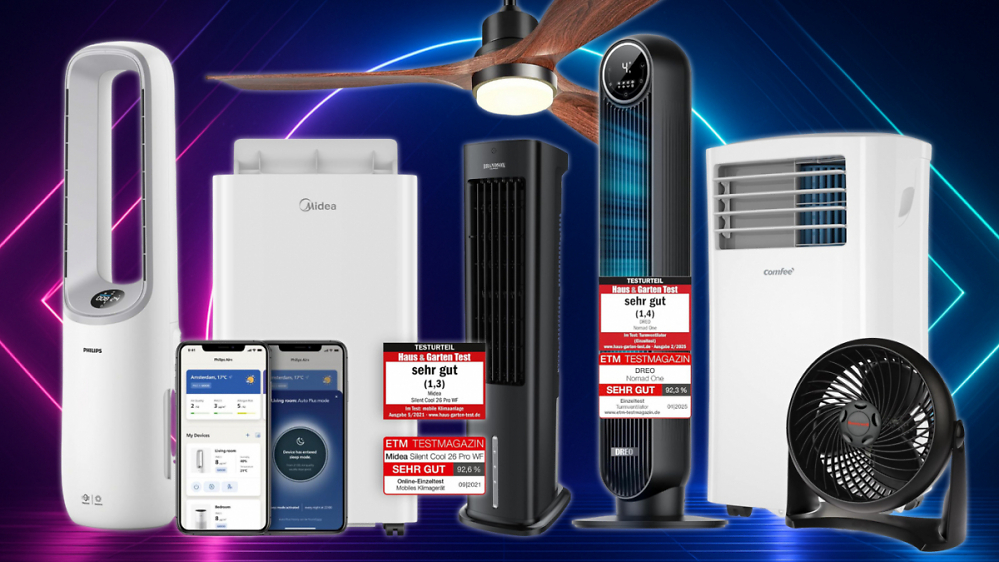 Amazon räumt die Lager und schenkt bis zu 50 % Rabatt auf Klimaanlagen, Ventilatoren und Luftkühler
