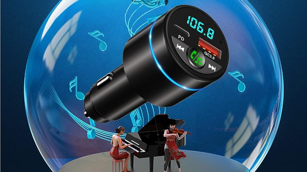 Amazon-Hit: Adapter für 17€ macht Autoradio Bluetooth-fähig - 2 USB-Schnellladeports sind auch eingebaut