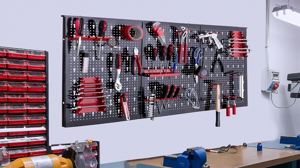 Für Wera, Knipex, Wiha & Co.: Metall-Werkzeugwand rutscht kurz unter 30€ - Ordnung in der Werkstatt