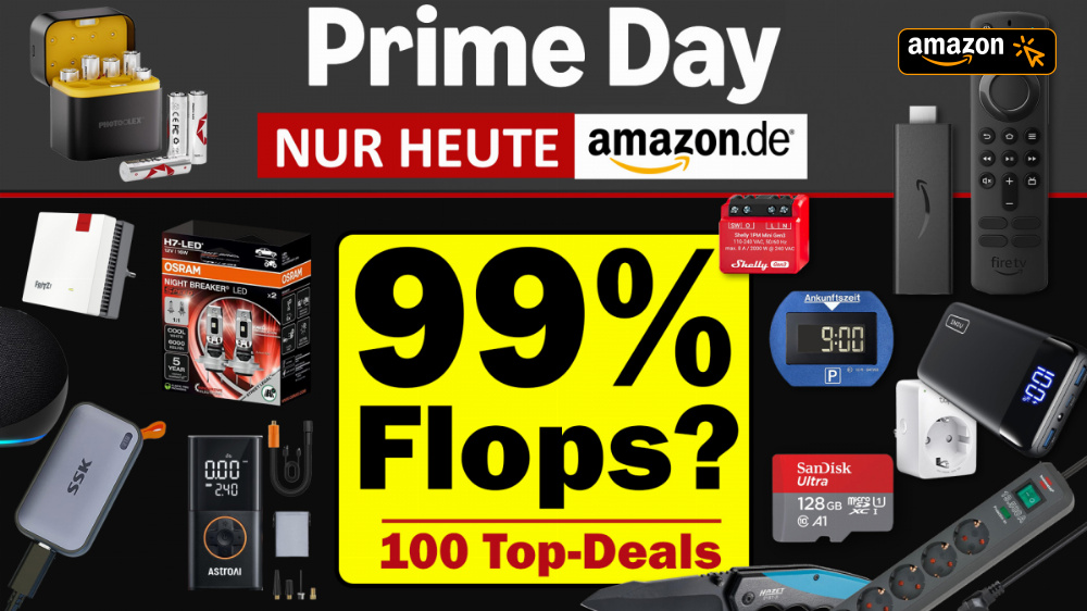 Prime Day 2025: 99% Flops? 100 Deals sind WIRKLICH gut bei Amazon
