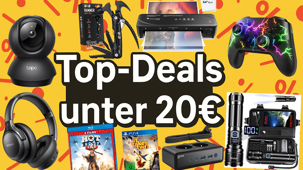 Immer noch Prime Day? Rabatte bis 57%: Die 40 besten Amazon-Deals unter 20€ - befristete Angebote