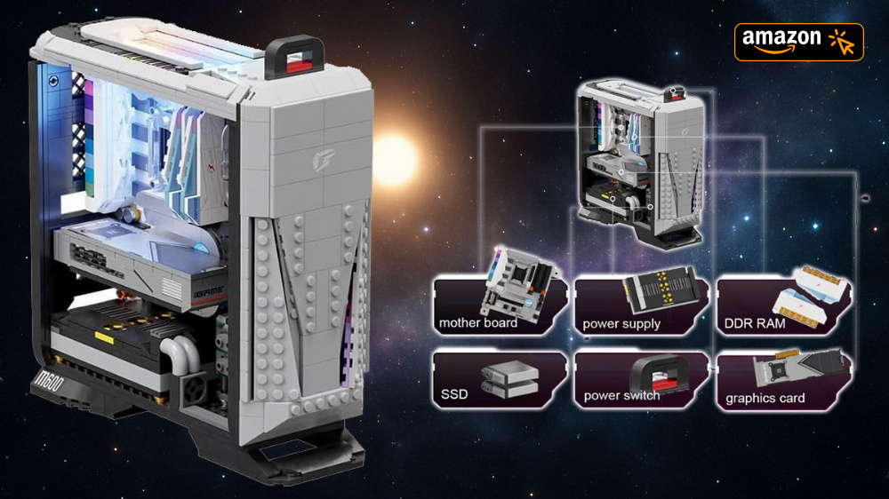 Verrückt: Noppenstein-Gaming-PC für klar unter 60 € hat eine Geforce RTX und LED-Licht