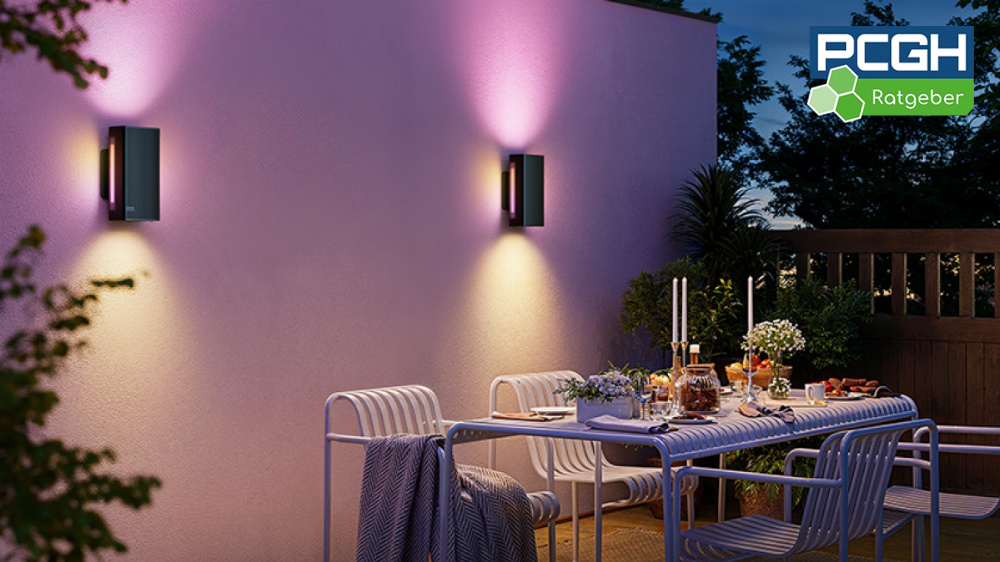 Govee Outdoor UpDown Wall Light im Kurztest: Regenbögen für den Garten