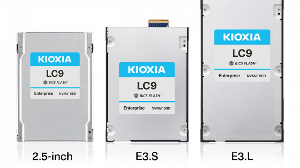 Kioxia setzt neuen Kapazitätsrekord: Erste PCI-E-5.0-NVMe-SSD mit 245,76 TByte