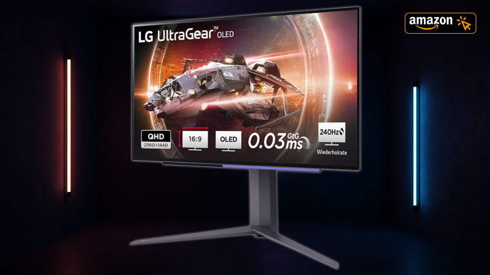 Günstiger als am Black Friday: Amazon offeriert QHD-OLED-Monitor von LG günstig wie nie 