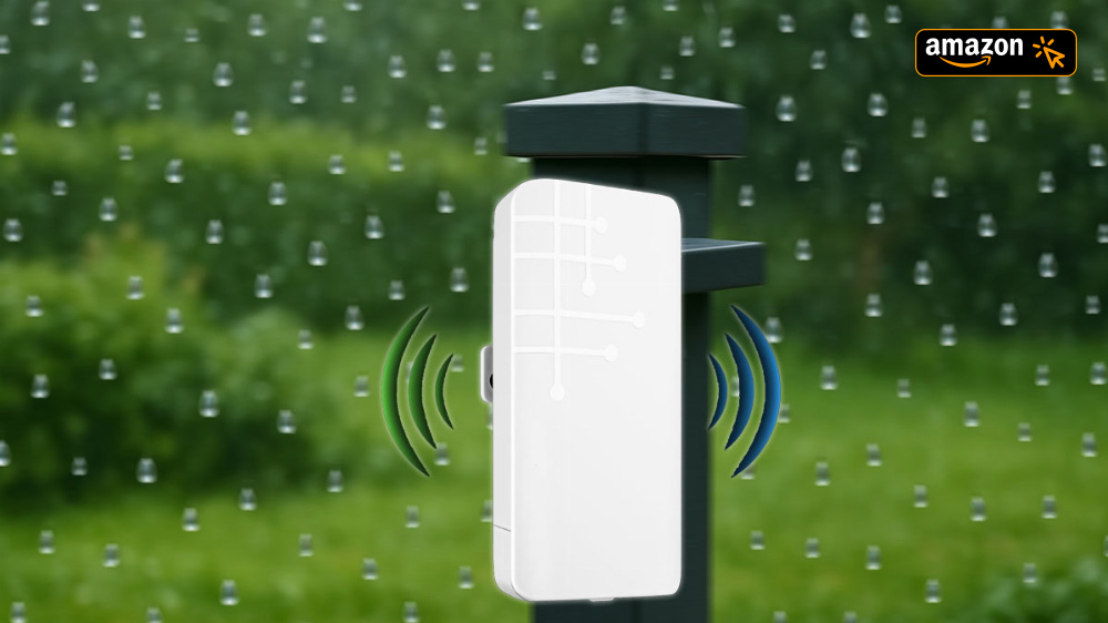 FritzRepeater nass gemacht: Outdoor-WLAN-Repeater im doppelten Amazon-Angebot