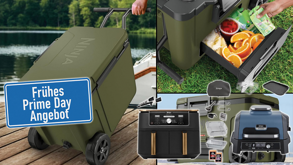 Gilt nicht lange: Zum Prime Day Preis verfeuert Ninja seinen "autarken Kühlschrank auf Rädern"