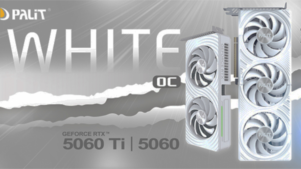 Geforce RTX 5000: Palit erweitert Sortiment um vier neue Modelle in Weiß