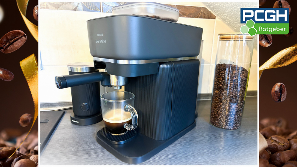 Philips Baristina im Alltagstest: Espresso und Café Crema auf Knopfdruck