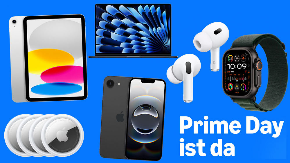 Geniale Apple-Deals beim Prime Day: iPhone, iPad, AppleWatch, MacBook & Co.