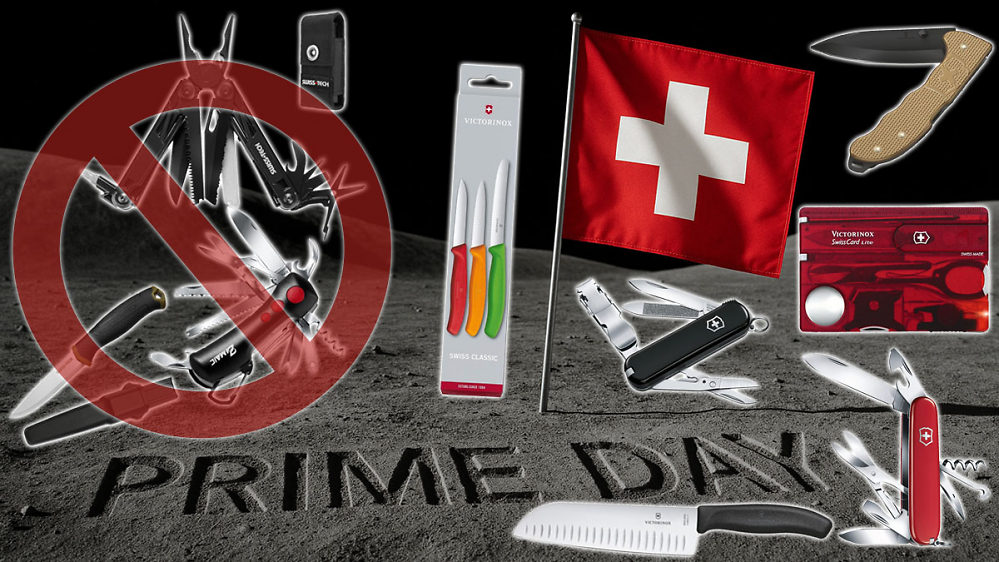 Gut gebrüllt, China? Eidgenossen kontern "Schweizer Taschenmesser" für 9 € mit 12 € Messer-Set am Prime Day