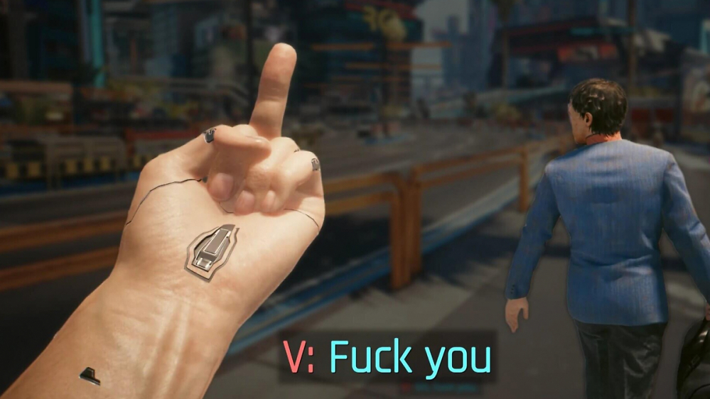 Cyberpunk 2077: Mod fügt dem Spiel kontextabhängige "Reaktionen" für V hinzu