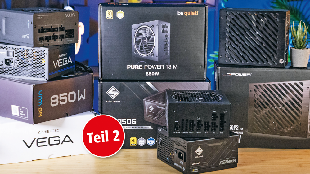  PC-Netzteile mit 750 & 850 Watt im Test: ATX 3.1 mit Gold & Platinum (Teil 2)