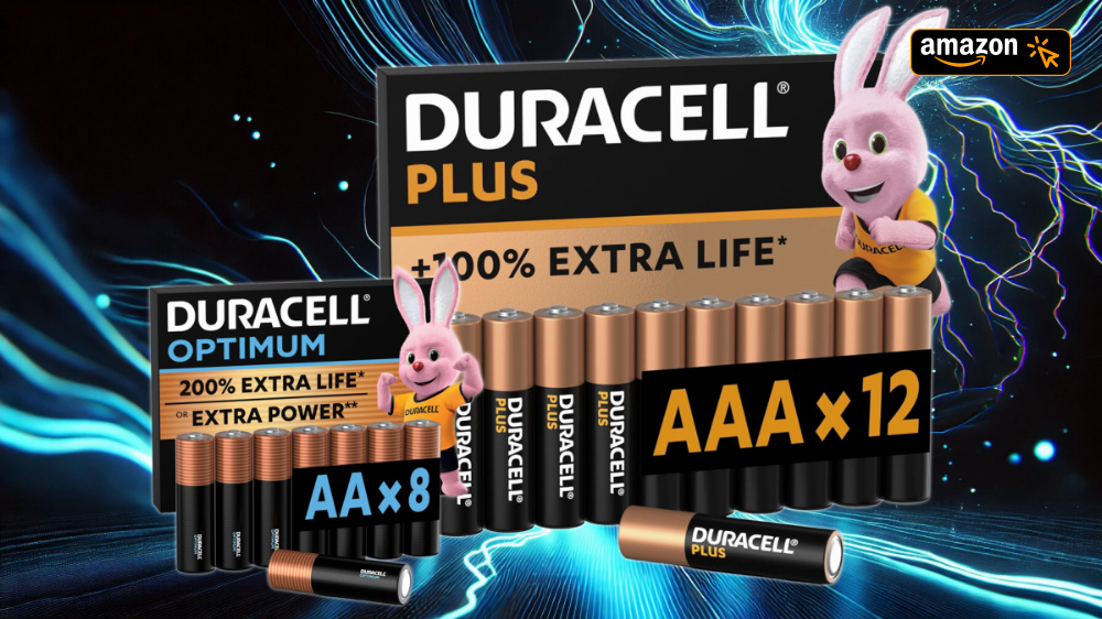 Günstiger Strom für Monate: mit bis zu 40 % Rabatt fliegen Duracell Plus Batterien aus dem Amazon-Lager