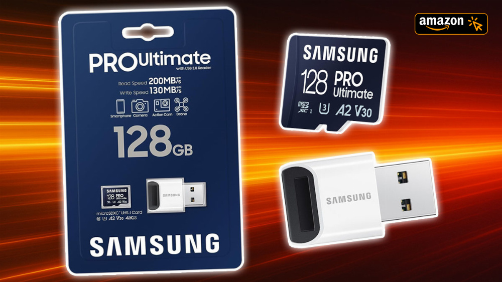 Bald vergriffen: Amazon haut Samsung microSD 128 GB mit 200 MB/s und Kartenleser raus