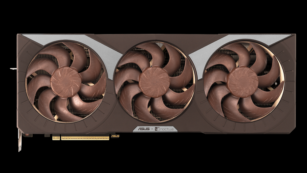 Asus Geforce RTX 5080 Noctua: Gigant mit G2-Lüftern im Detail