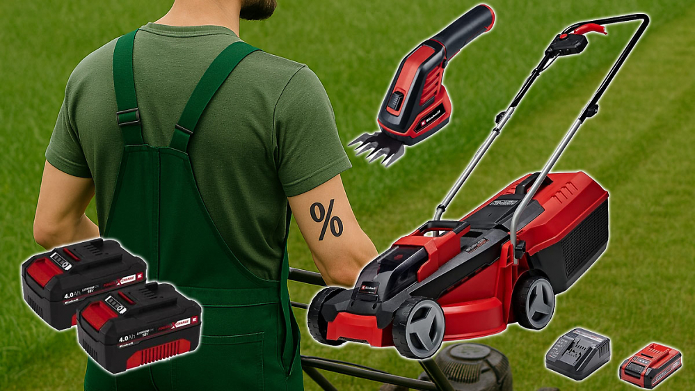 Einhell, nun günstig wie nie: Amazons Platz 1 Akku-Rasenmäher mit Akku kracht auf 87,63 Euro
