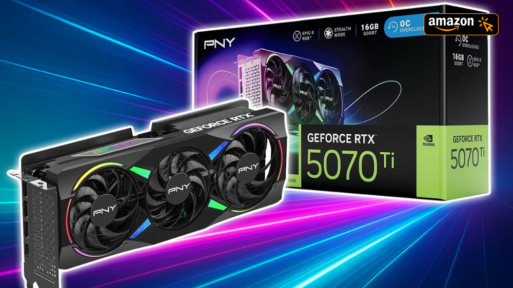 Plötzlich 50 Euro günstiger: PNY Geforce RTX 5070 Ti mit dicker Kühlung und kräftigem OC