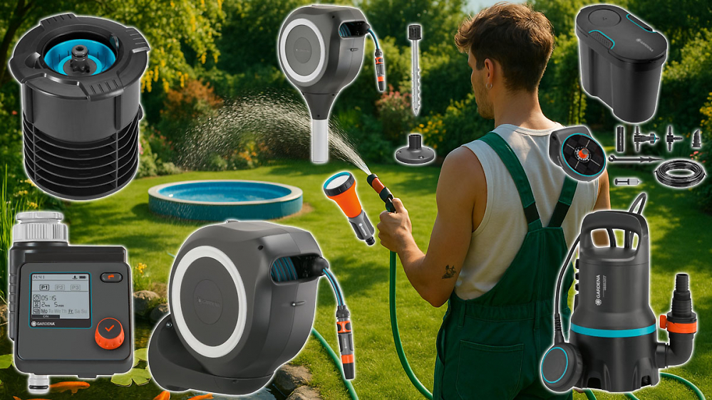 Ab 19,99 €, bis 67 % vergriffen: Amazon verpulvert Gardena Schlauchbox, Solar Bewässerung, Steuerung, Tauchpumpe