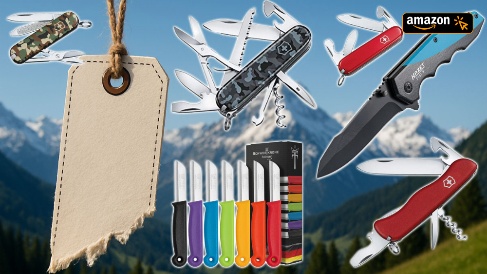 Amazon gibt ab: Hazet Klappmesser für 11 €, Solinger Messer-Set für 9, Victorinox Huntsman