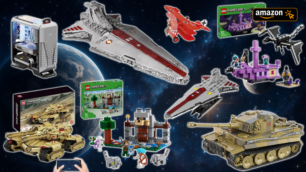 Ab 3,3 Cent pro Teil fliegen kurz raus: Lego Minecraft, Cobi Tiger, Mammutpanzer, Sternenzerstörer und Gaming-PC
