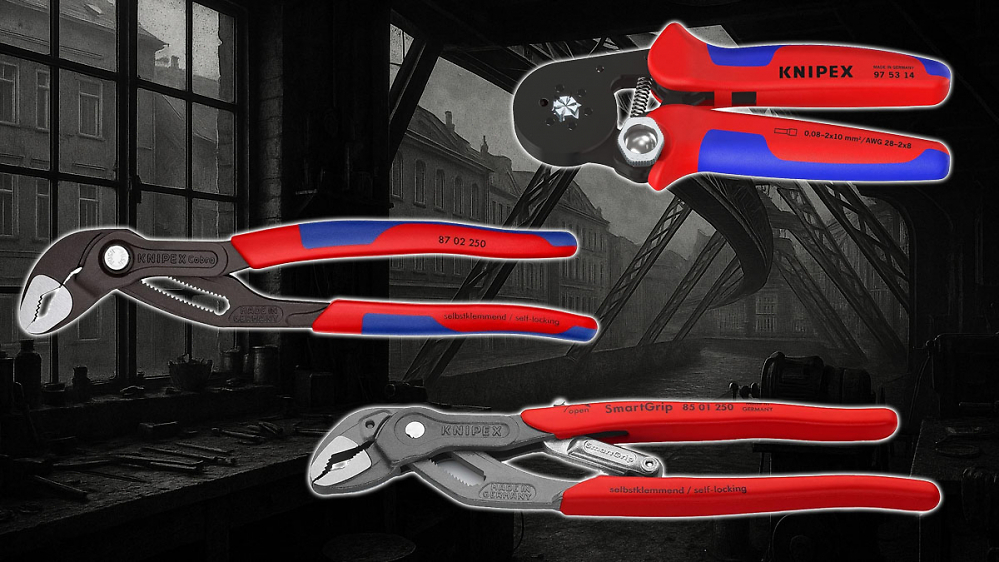 Amazon reicht Knipex zum Bestpreis: Automatische Rohrzange, Crimpzange, Cobra 250 mm