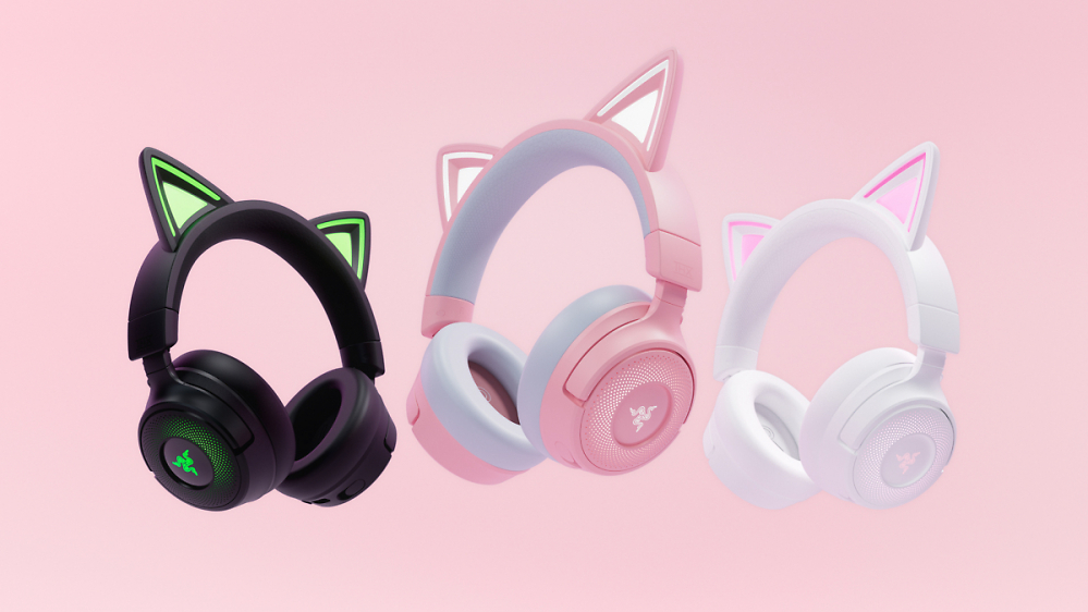 Kraken Kitty V3 X und V3 Pro: Razer veröffentlicht neue Headsets mit Katzenöhrchen