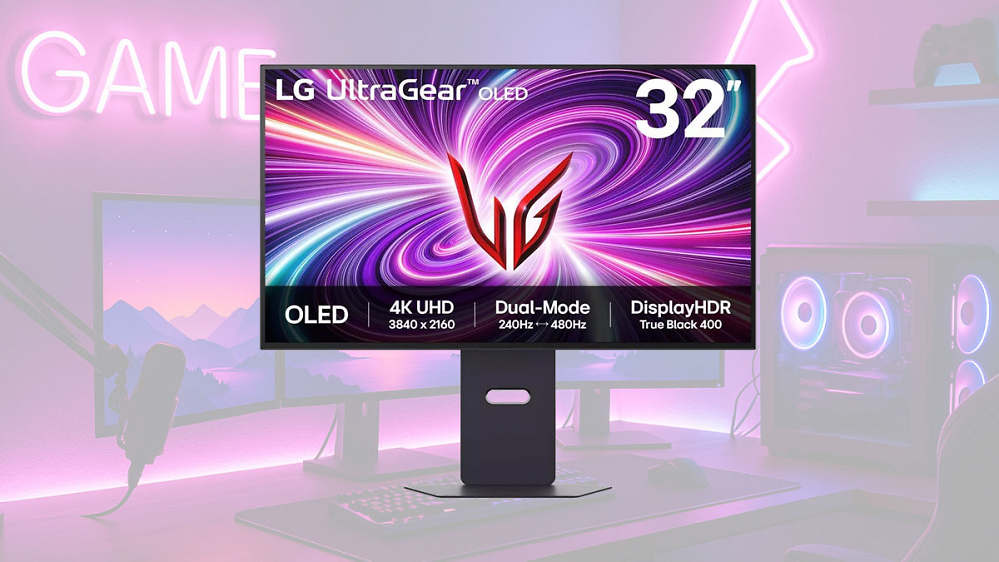 Endlich bezahlbar dank 600€ Rabatt: Toller OLED Gaming-Monitor von LG mit 4K@240Hz & FHD@480Hz